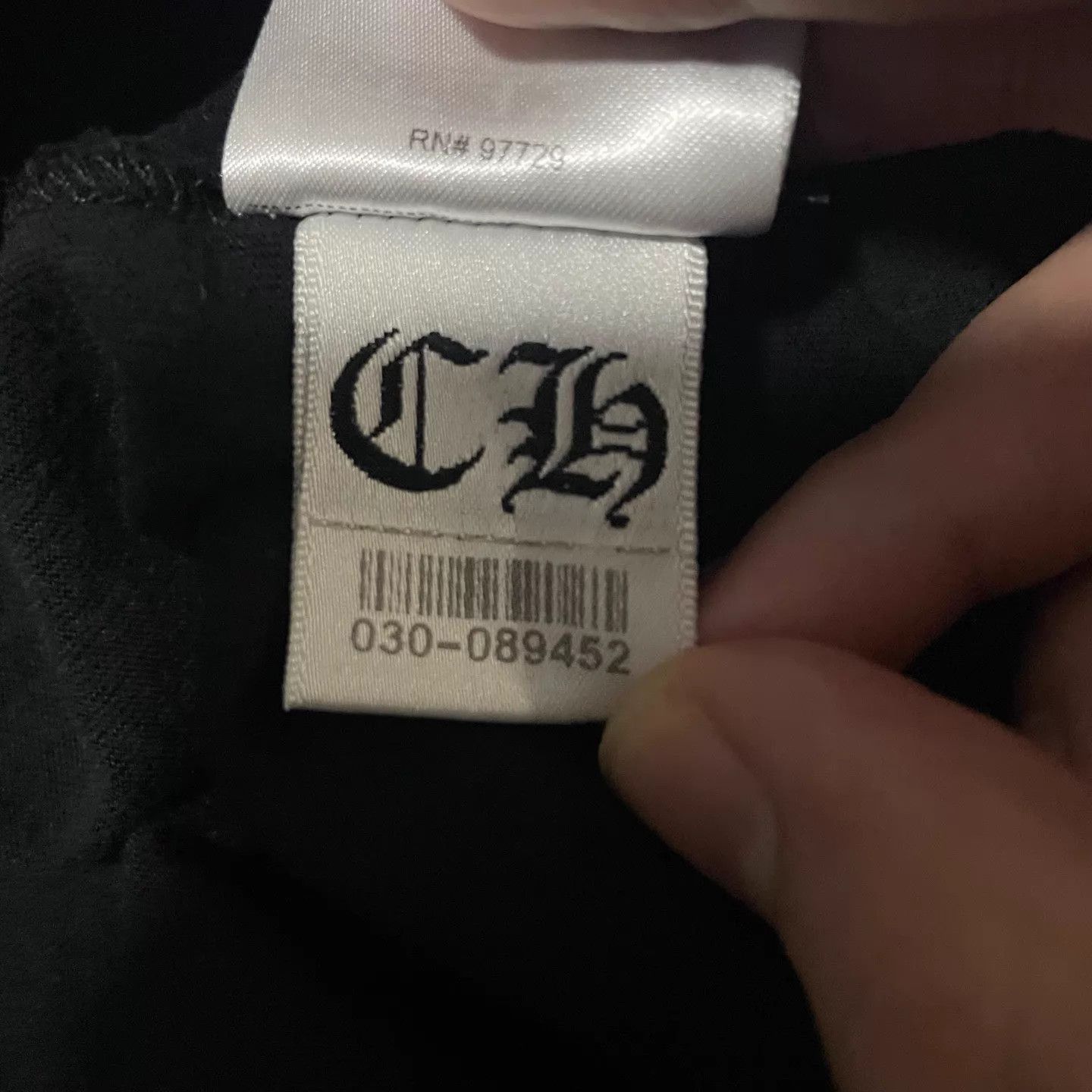 Chrome Hearts Black Short Sleeve T-Shirt with Pocket and Graphic Size US M / EU 48-50 / 2 - 6 Thumbnail