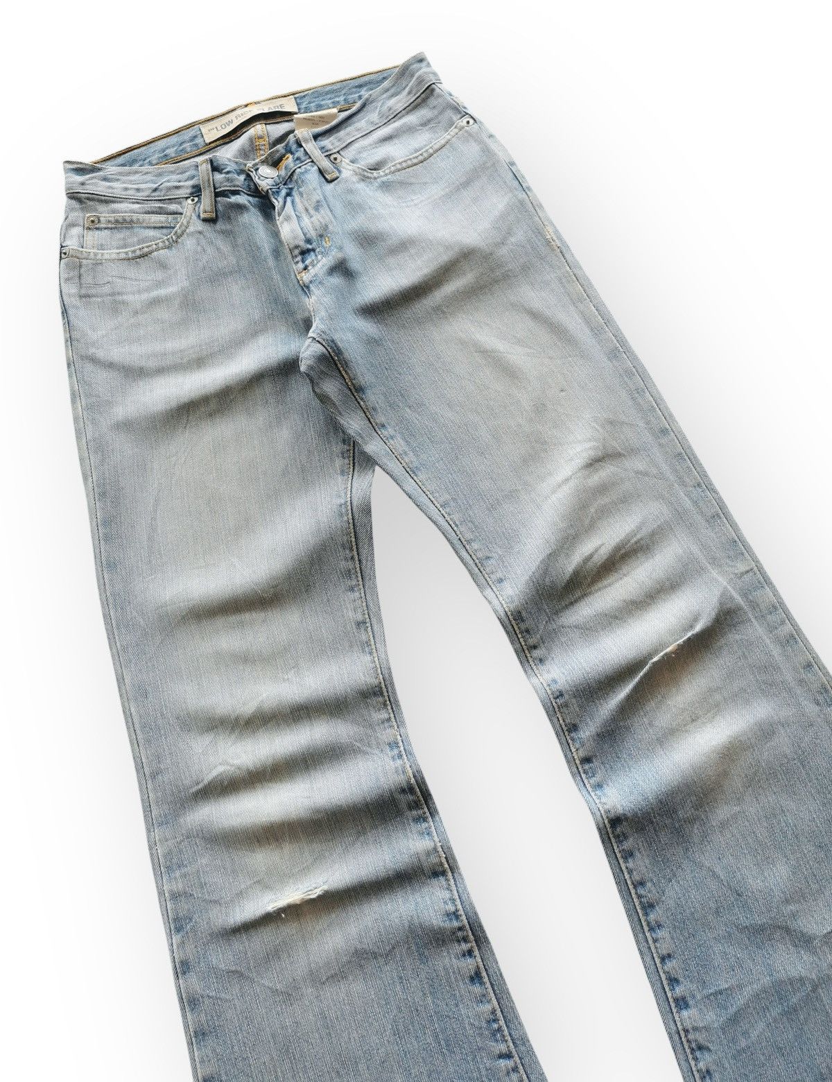 Gap Vintage gap low rise flare light faded blue jeans Size US 28 / EU 44 - 4 Thumbnail