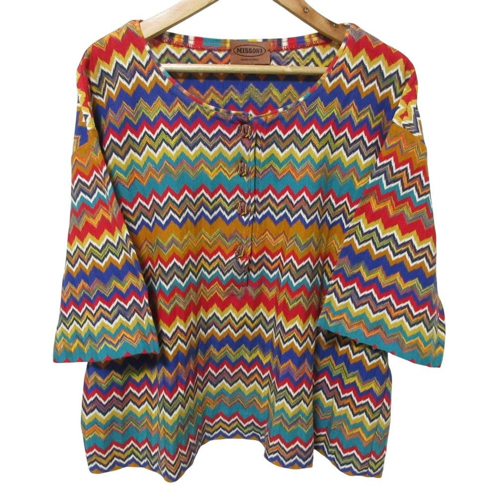 Other Other Missoni Half Sleeve Knit Top Others Tops DUTY FREE for USA Size ONE SIZE - 1 Thumbnail