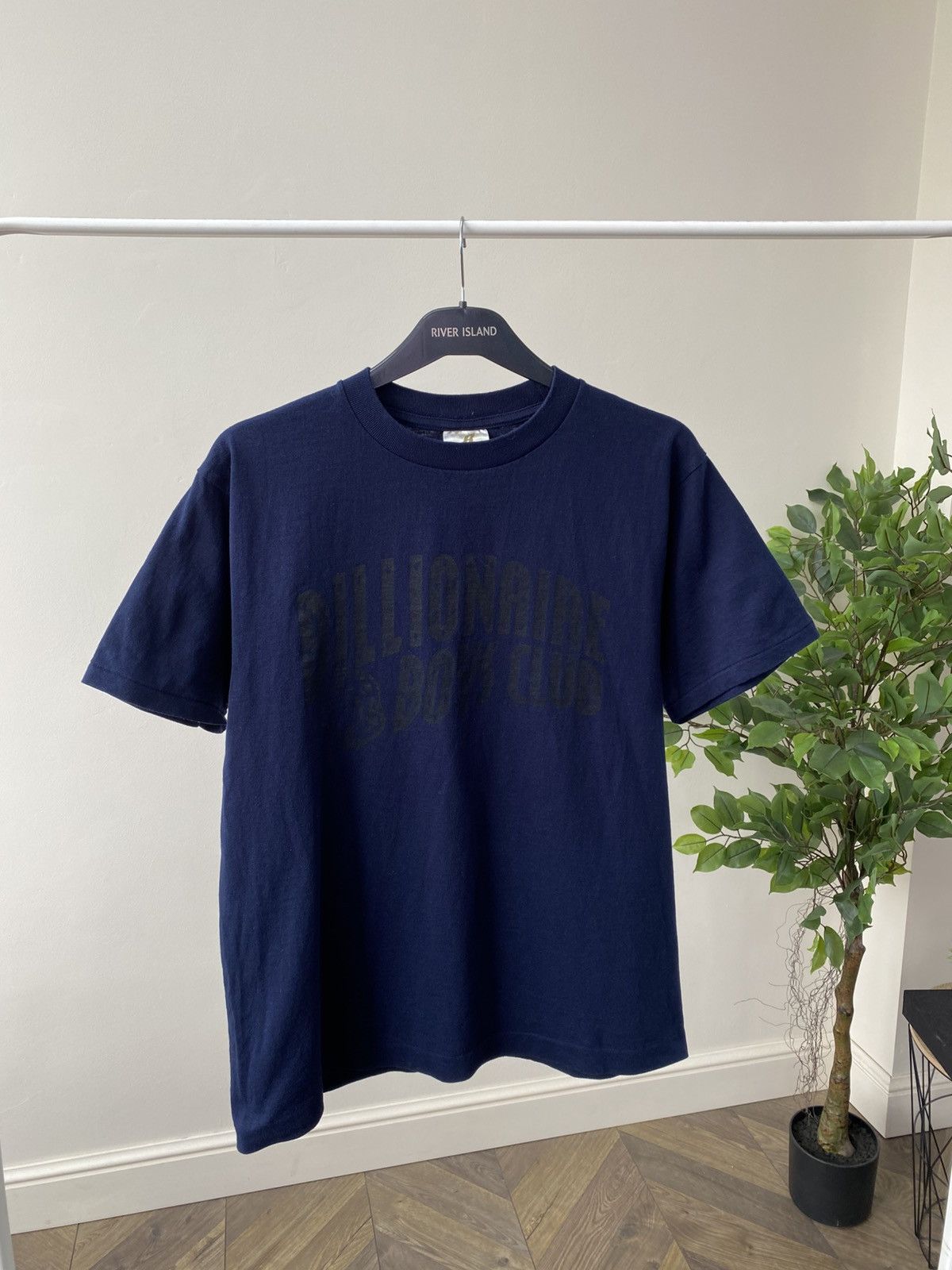 Billionaire Boys Club × Vintage Vintage Billionaire Boys Club Logo Denim Navy Tee Size US M / EU 48-50 / 2 - 4 Thumbnail