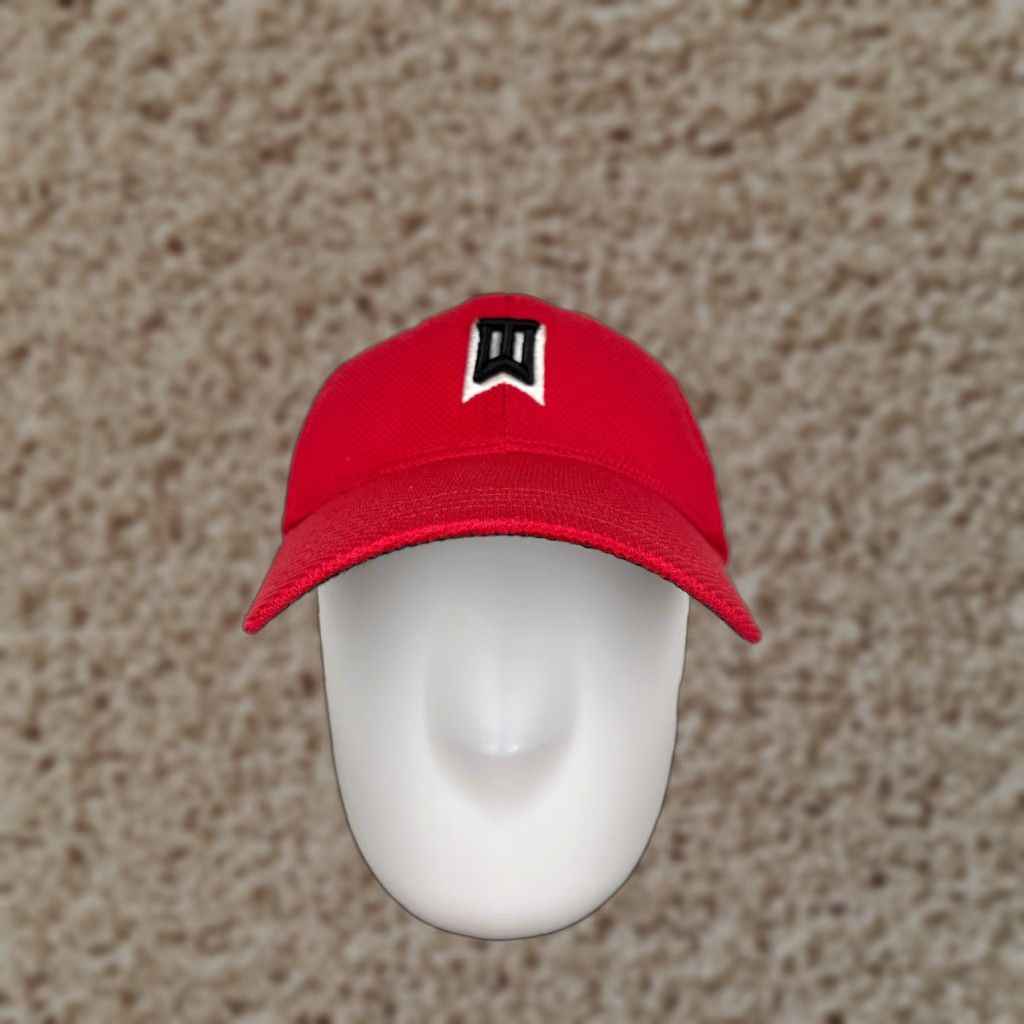 Nike Nike Golf Hat Cap Fitted Mens Large Red Swoosh Tiger Woods Collection Golf ONE D Hat Mens L Red Nike Golf Cap Golf Hat Tiger Woods Collection 90s? Size ONE SIZE - 1 Thumbnail