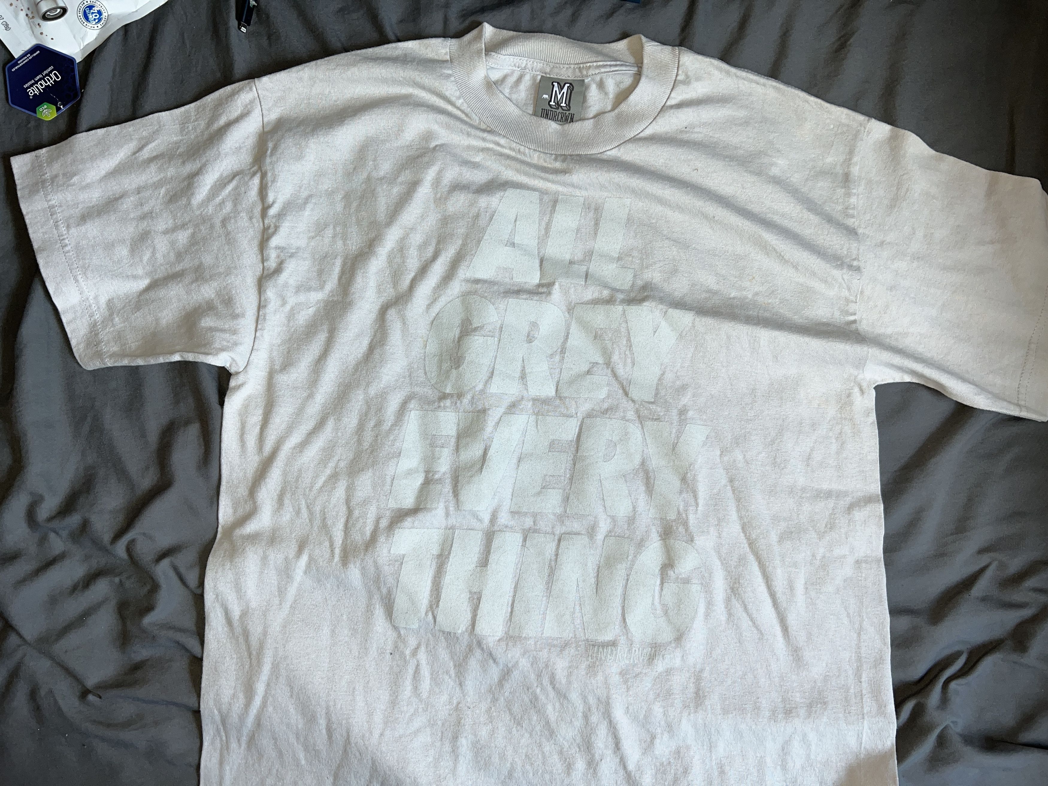UNDRCRWN UNDRCRWN "All Grey Everything" Tee Shirt Medium $95 Size US M / EU 48-50 / 2 - 5 Thumbnail