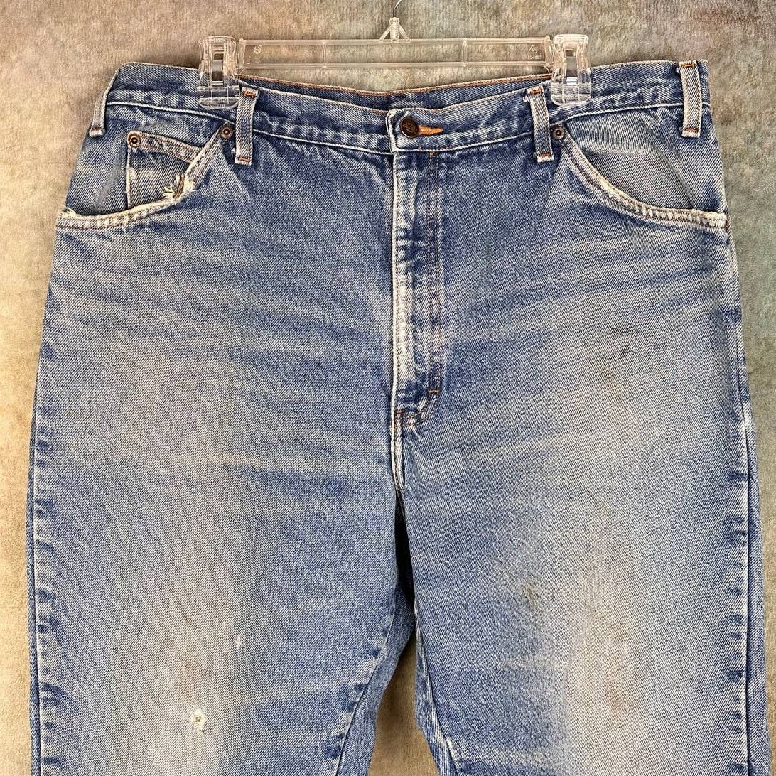Dickies × Vintage Vintage Dickies Denim Jeans 38x30 Flannel Lined Workwear Size US 38 / EU 54 - 5 Thumbnail