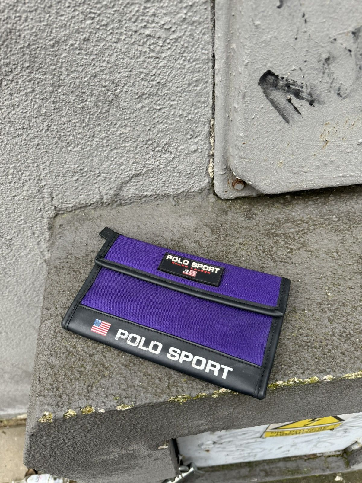 Vintage Polo Sport Wallet Purple Accessories