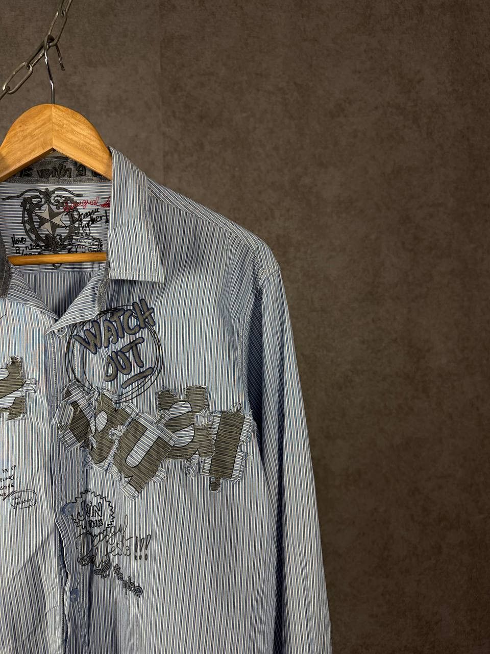 Desigual Desigual designer crazy art shirt Size US L / EU 52-54 / 3 - 2 Thumbnail