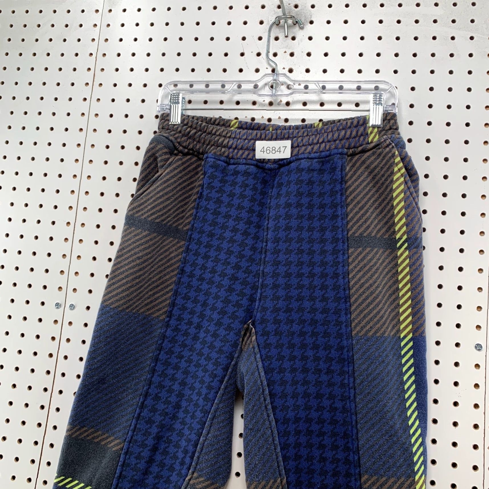 Adidas Adidas Ivy Park Sweatpants Men Small Blue Halls of Ivy Allover Print Houndstooth Size US 29 - 6 Thumbnail
