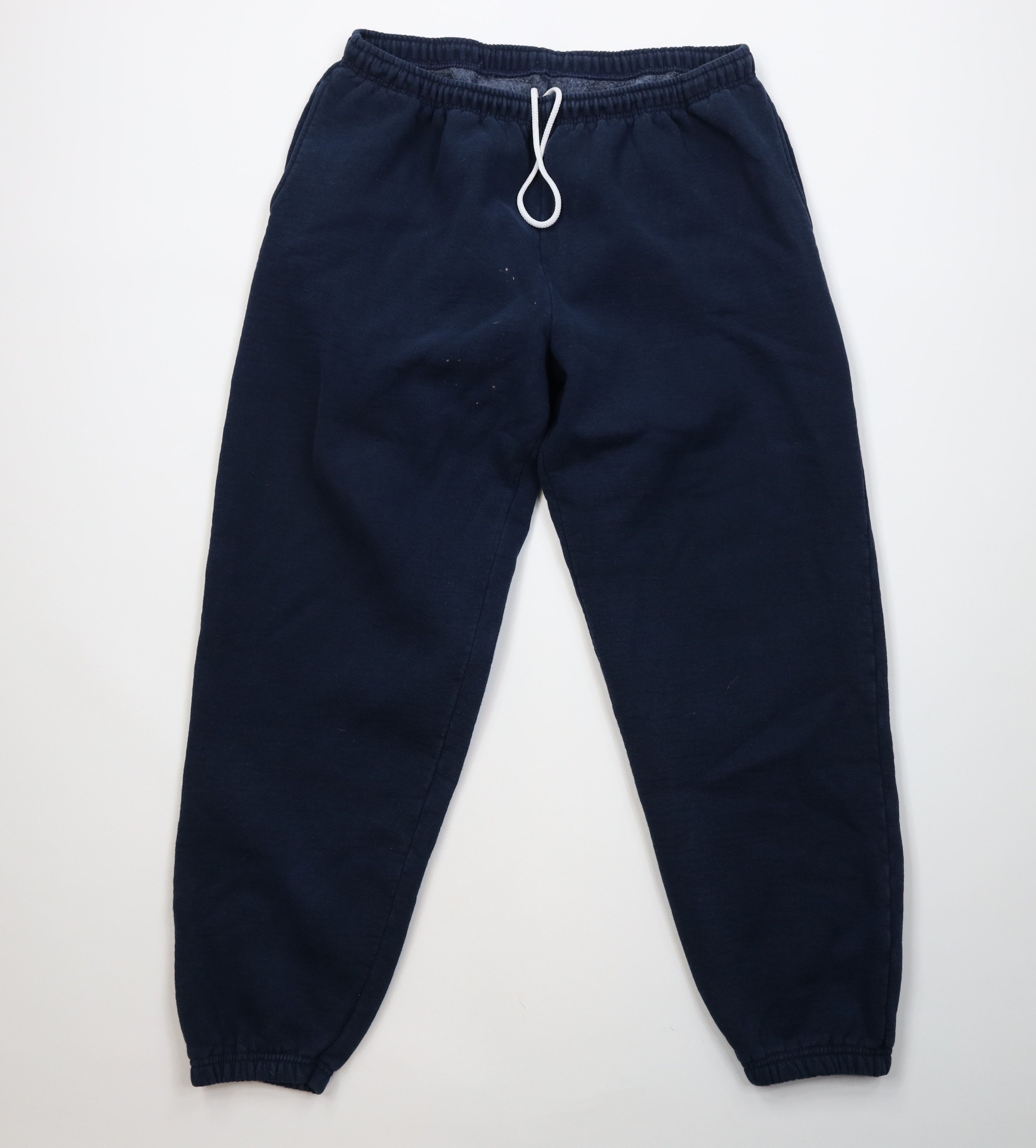 Vintage Vintage 90s Streetwear Blank Heavyweight Sweatpants Joggers Size US 36 / EU 52 - 1 Thumbnail