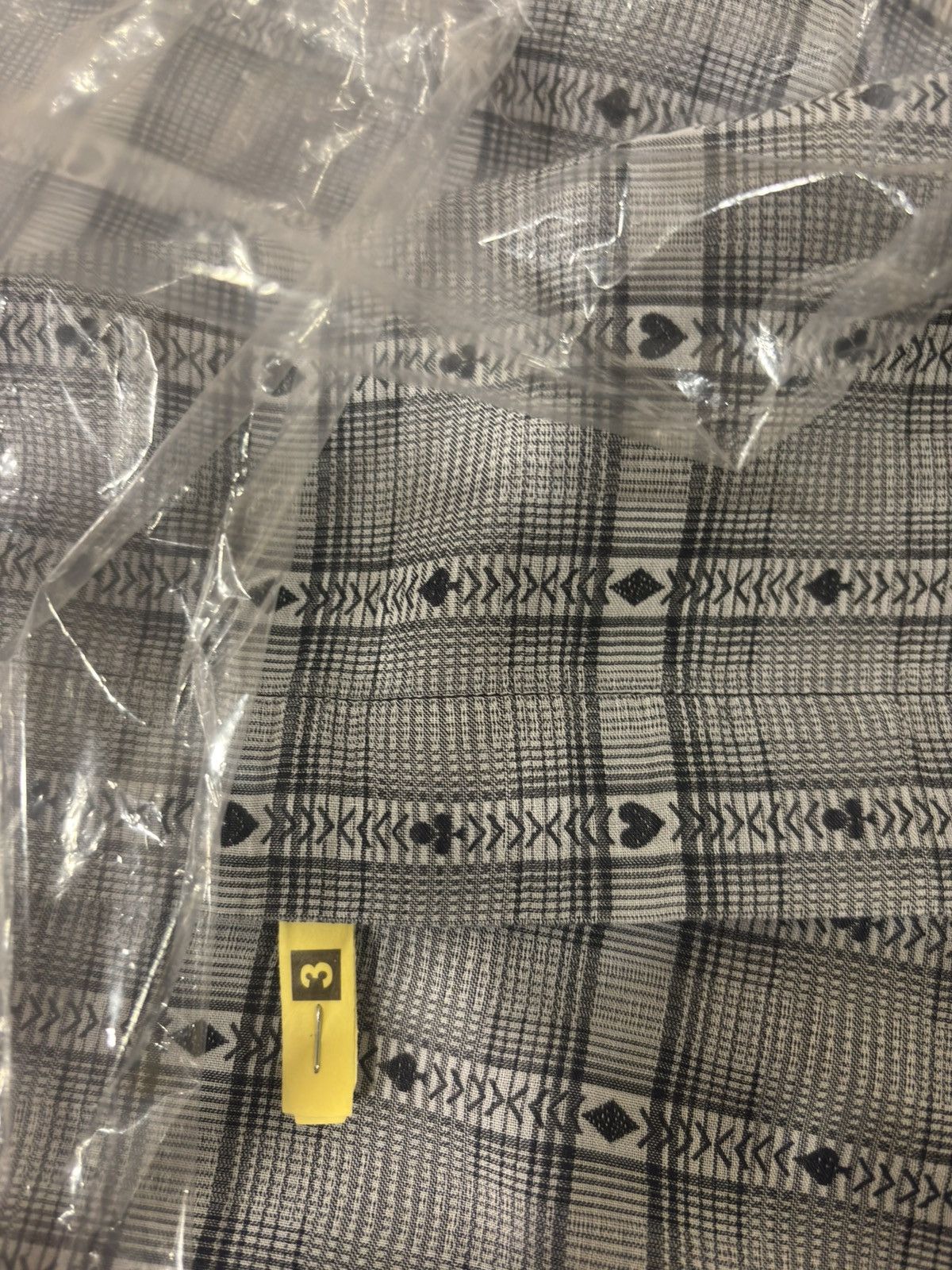 Saint Laurent Paris RARE NWOT Saint Laurent SS18 Casino Spade Plaid LG Shirt Size US L / EU 52-54 / 3 - 5 Thumbnail