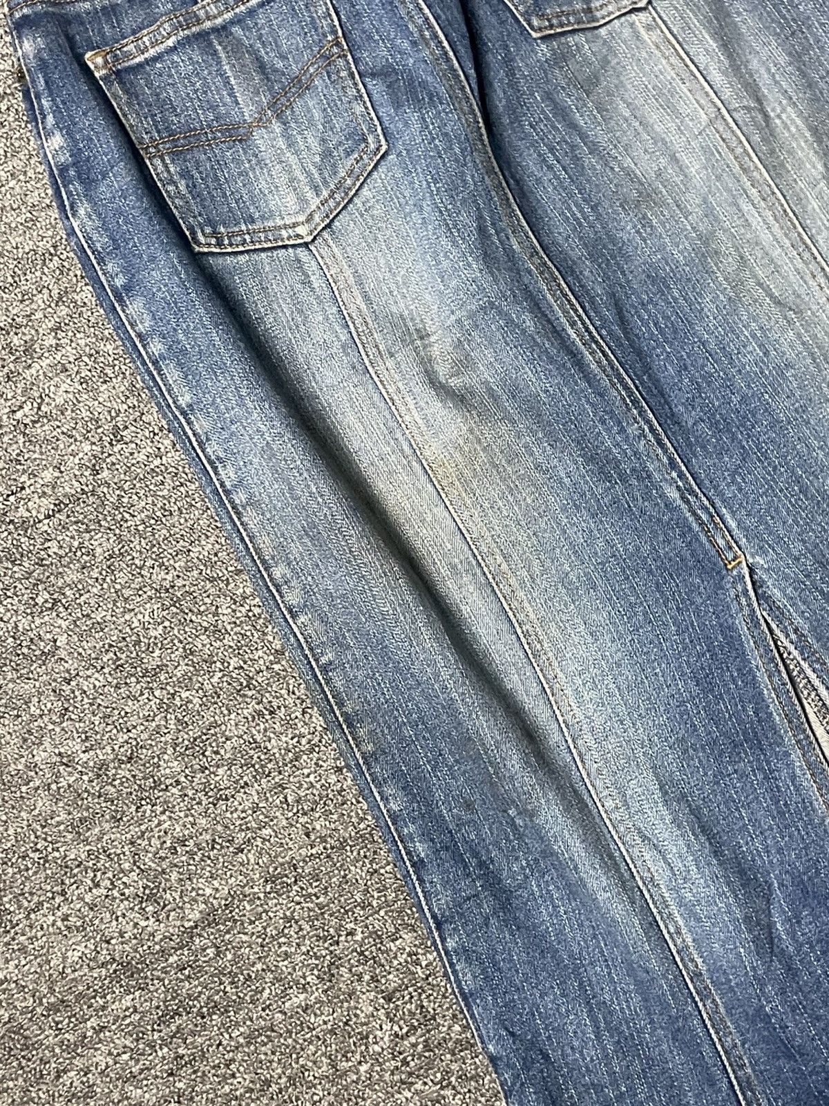 Japanese Brand × Vintage STRETCH Japanese Brand Mermaid Jeans Skirt (83) Size 26" / US 2 / IT 38 - 10 Thumbnail