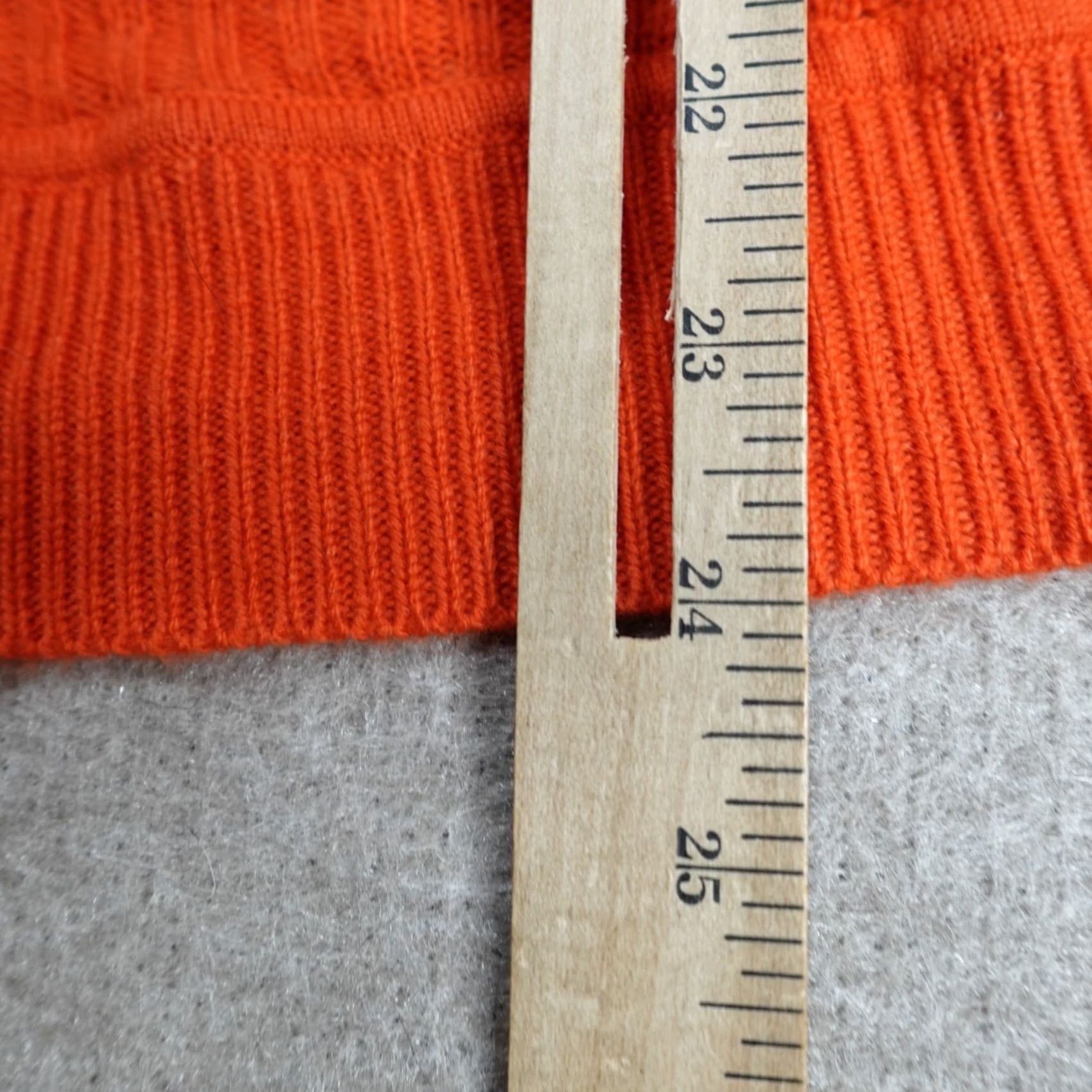 Diane von Furstenberg DVF Sweater Small Orange Wool Blend Kingston NEW READ Diane Von Furstenberg Women Pullover Crew Neck Long Sleeve Knits Casual Winter Spring Fall XS? Size S / US 4 / IT 40 - 4 Thumbnail