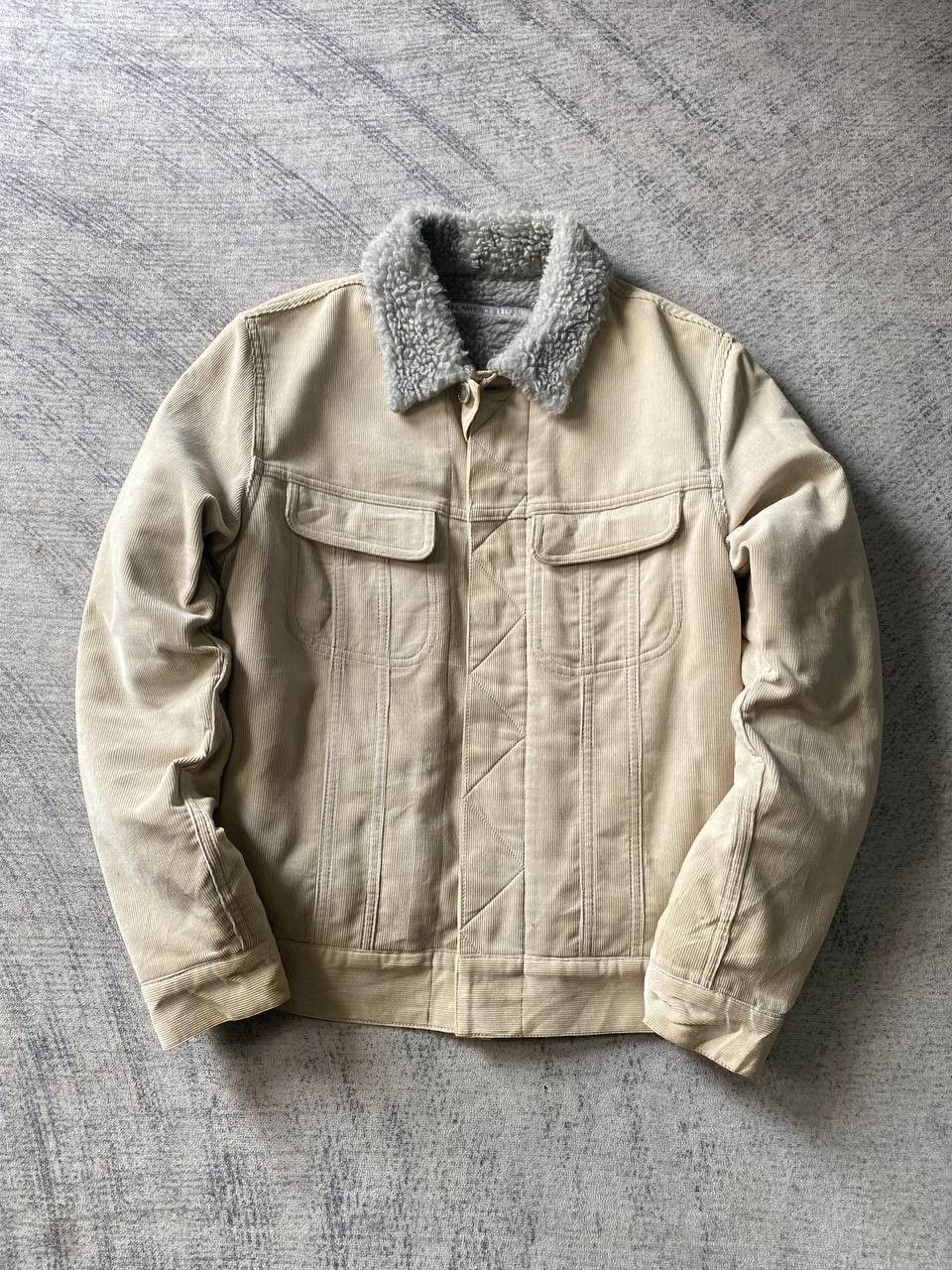 JOHN LAWRENCE SULLIVAN John Lawrence Sullivan Corduroy Sherpa Lined Trucker Jacket Size US XS / EU 42 / 0 - 1 Thumbnail