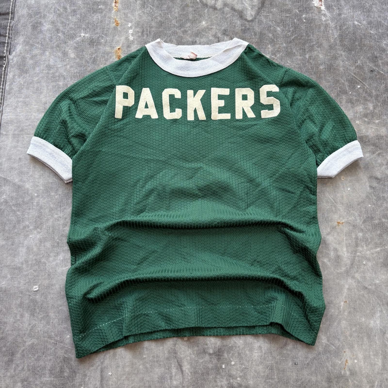 Vintage Vintage 60s 70s Green Bay Packers NFL Tommy Football Jersey Size XS / US 0-2 / IT 36-38 - 1 Thumbnail