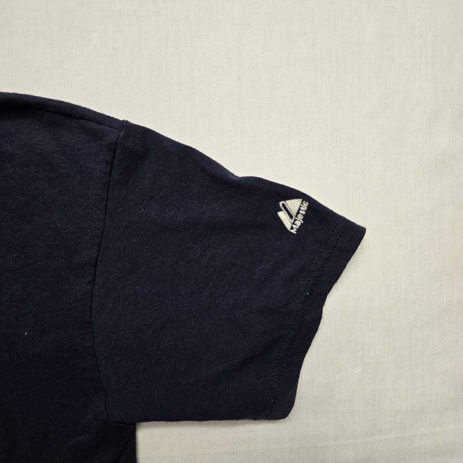 Majestic Cleveland Indians Shirt Youth L Navy MLB Baseball 24 Henley Size US L / EU 52-54 / 3 - 6 Thumbnail