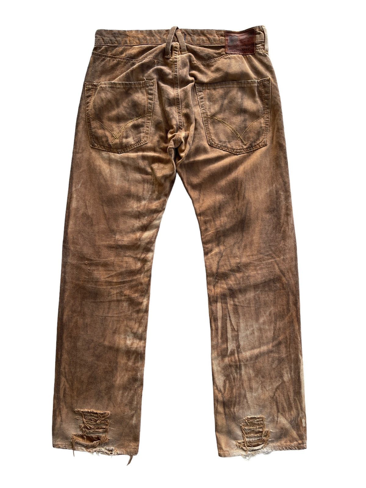 Japanese Brand Vintage Japanese Blueway Distressed Mudd Denim Size US 31 - 2 Thumbnail
