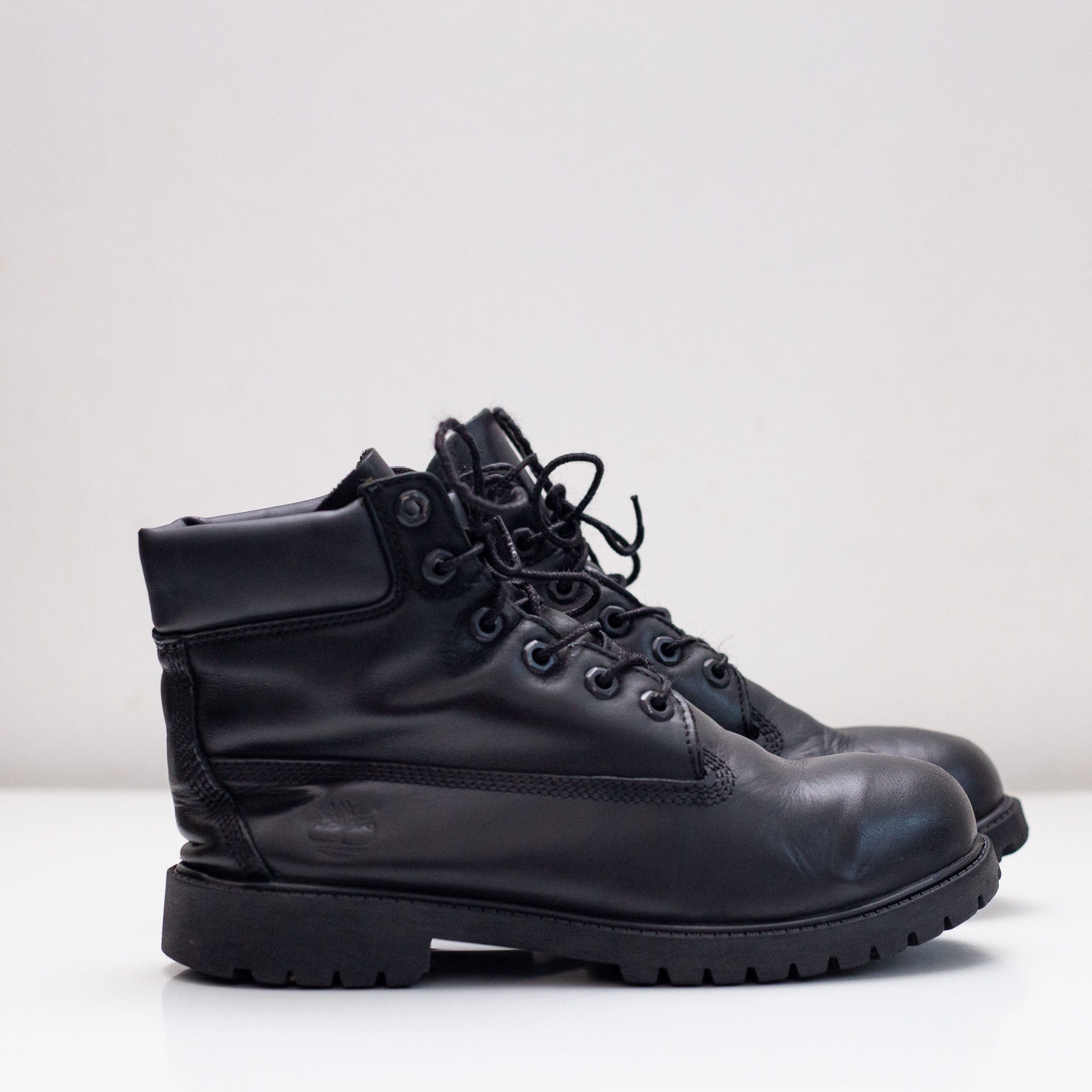 Timberland Timberland Unisex Black Leather Winter Waterproof Boots Size US 6.5 / IT 36.5 - 4 Thumbnail