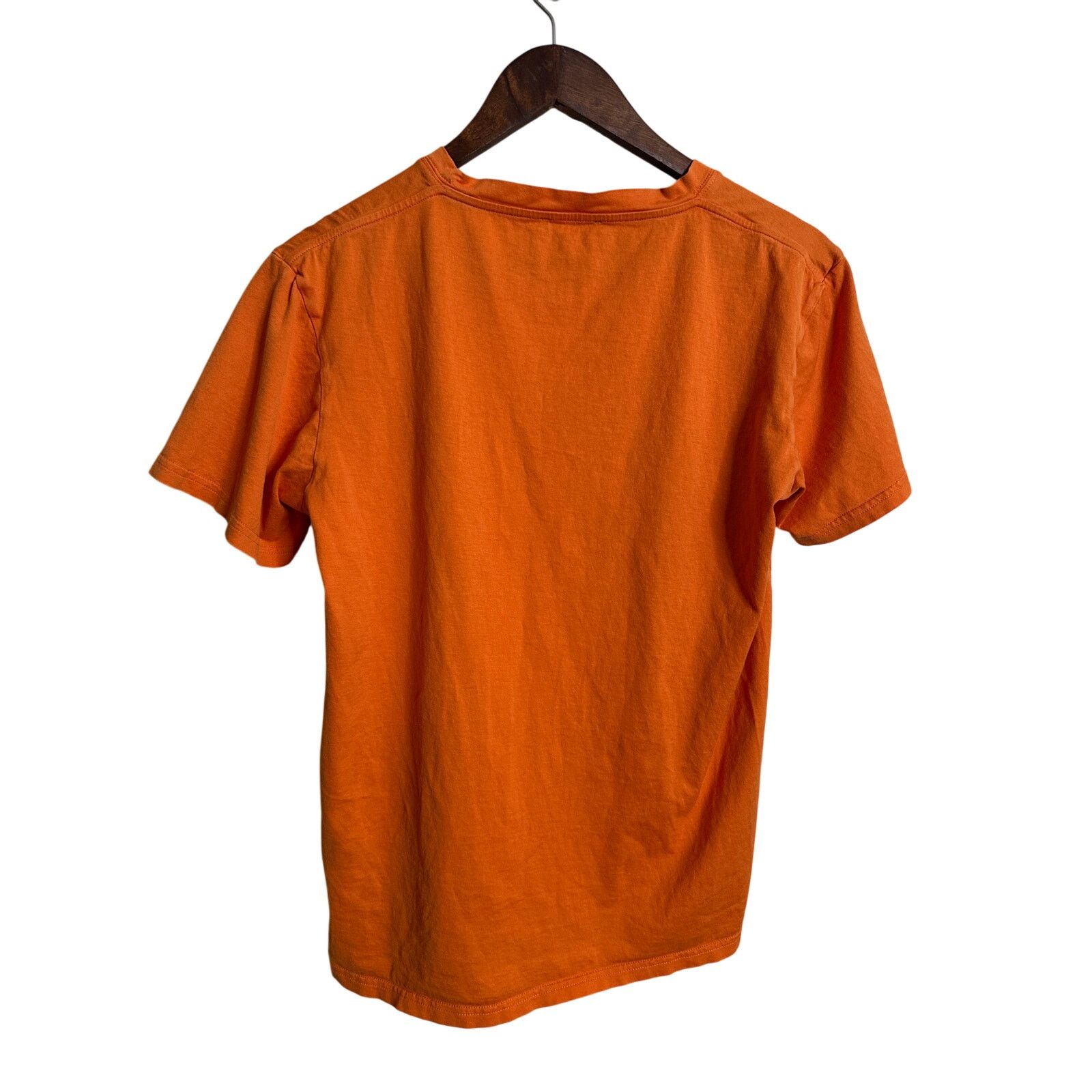 Balmain Balmain Paris ORange Cotton Logo T-shirt Mens Medium Size US M / EU 48-50 / 2 - 2 Thumbnail