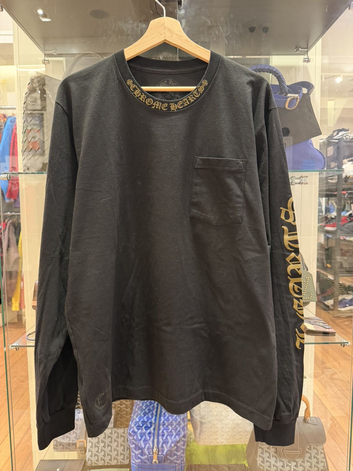 Chrome Hearts Neck Logo Longsleeve