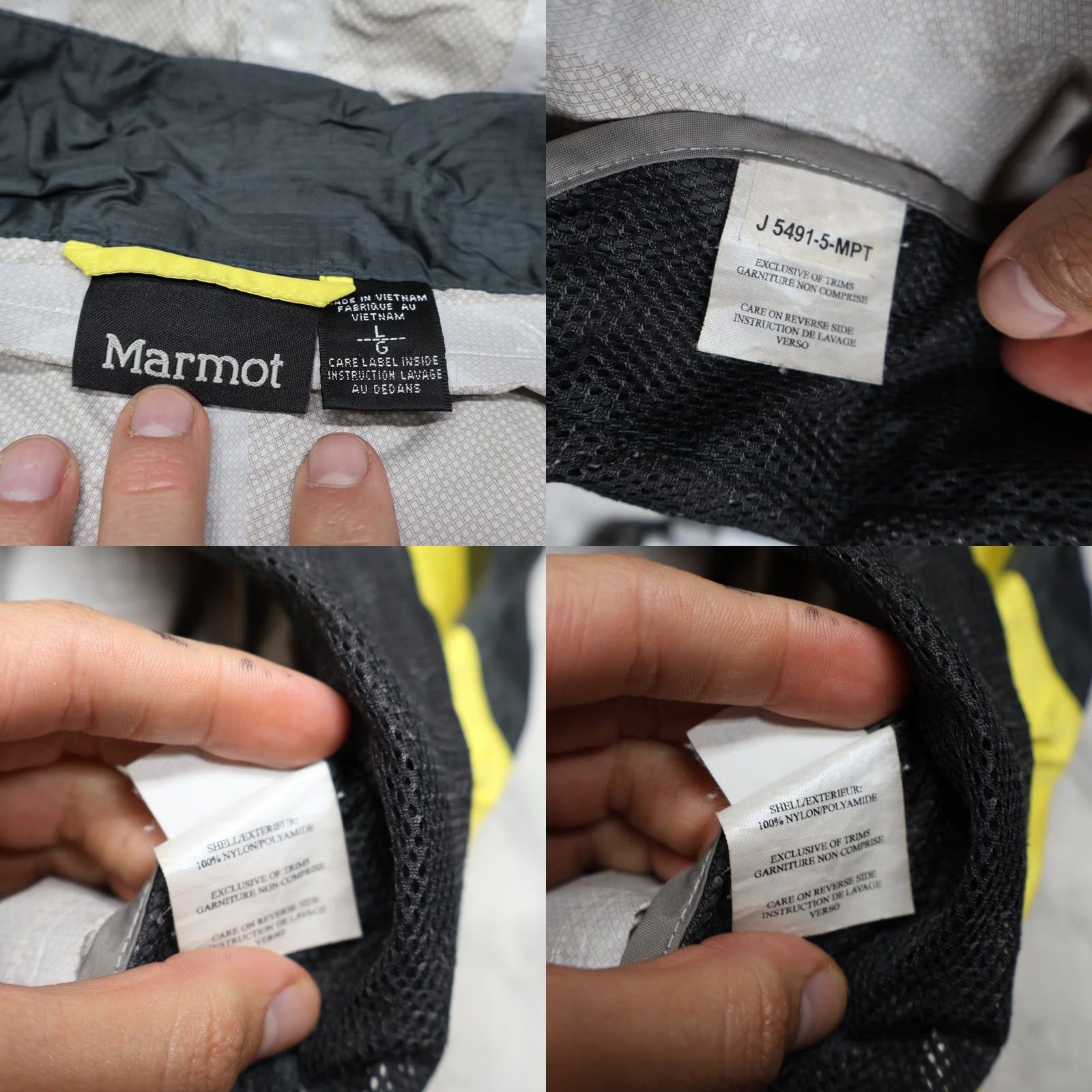 Marmot Marmot Jacket Mens Large Yellow Windbreaker Zip Full Zip Pockets Breathable Lightweight Outdoor Hiking Trail Casual Travel Wind-Resistant Nylon YO Size US L / EU 52-54 / 3 - 9 Thumbnail