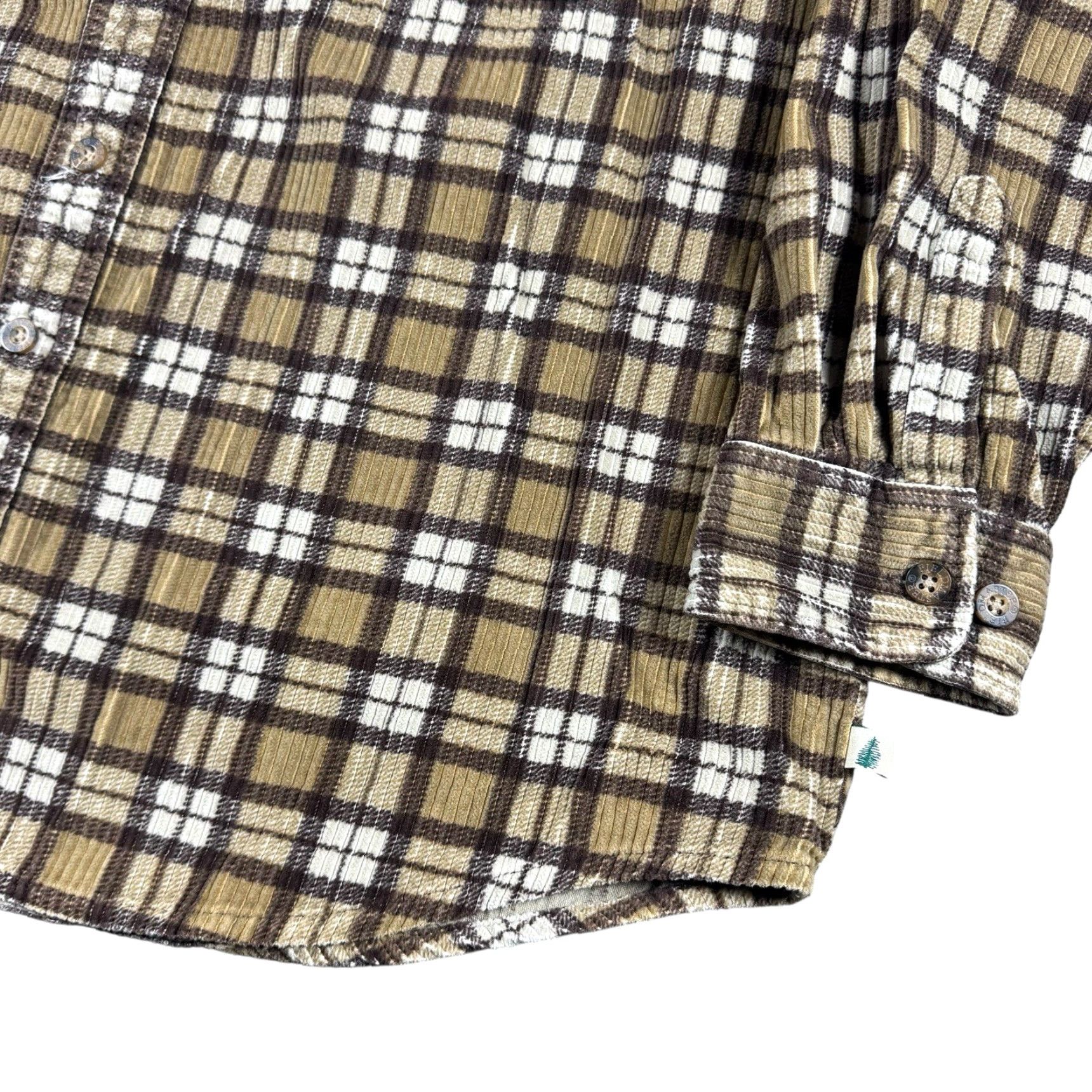 Vintage VINTAGE Fieldmaster Corduroy Flannel Shirt Men 2XL Heavyweight Outdoor Hiking Huntin Brown Plaid 80s 90s Mens Size US XXL / EU 58 / 5 - 3 Thumbnail