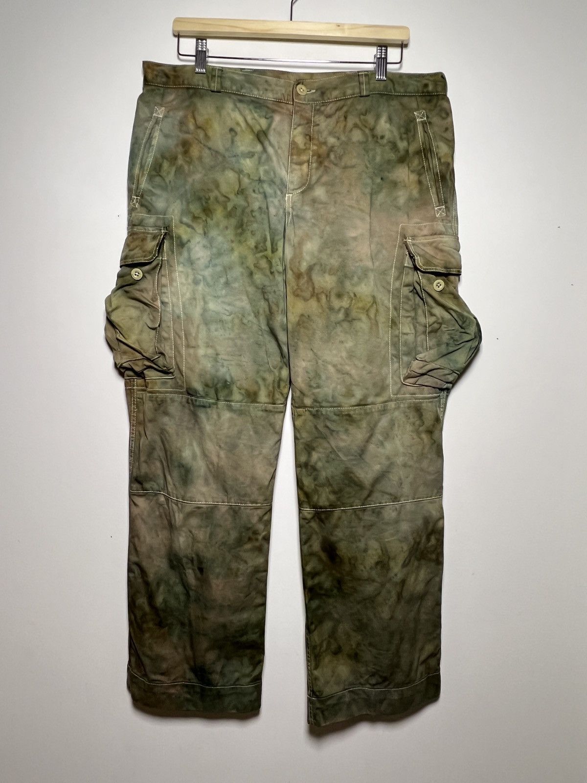 Polo Ralph Lauren ralph lauren tie dye cargo camo multipocket army pants Size US 36 / EU 52 - 1 Thumbnail