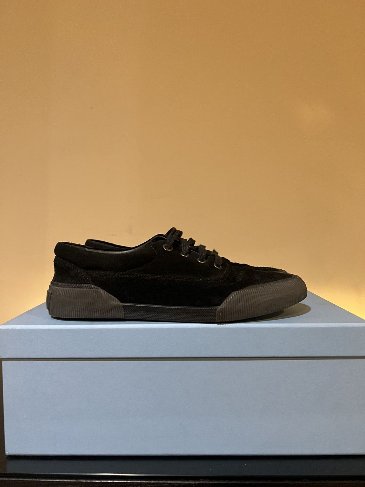 Lanvin Suede Low Top Sneaker Size US 7 / EU 40 - 1 Thumbnail