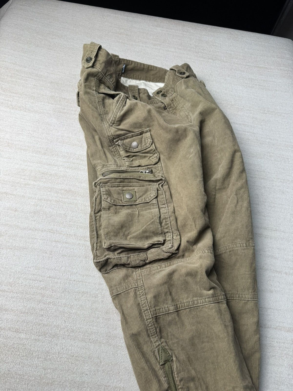Polo Ralph Lauren Corduroy Cargo Trouser Utility Pants 32x30 Size US 32 / EU 48 - 13 Thumbnail