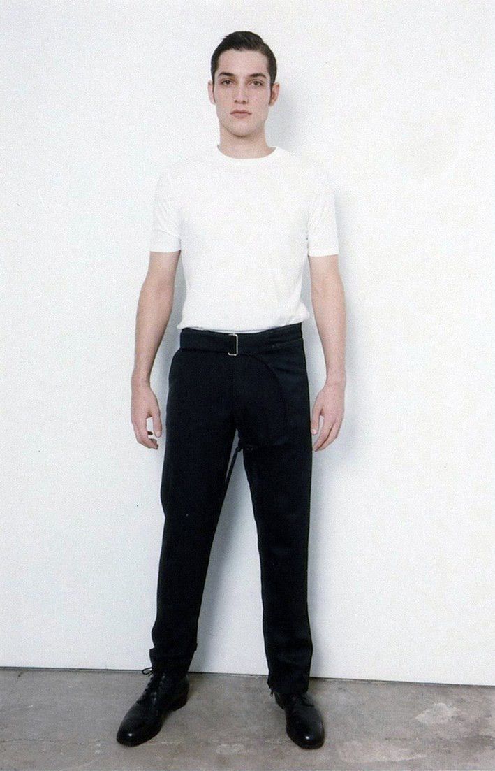 Helmut Lang 99AW SIGNLE HOLSTER CHAPS Size US 30 / EU 46 - 9 Thumbnail