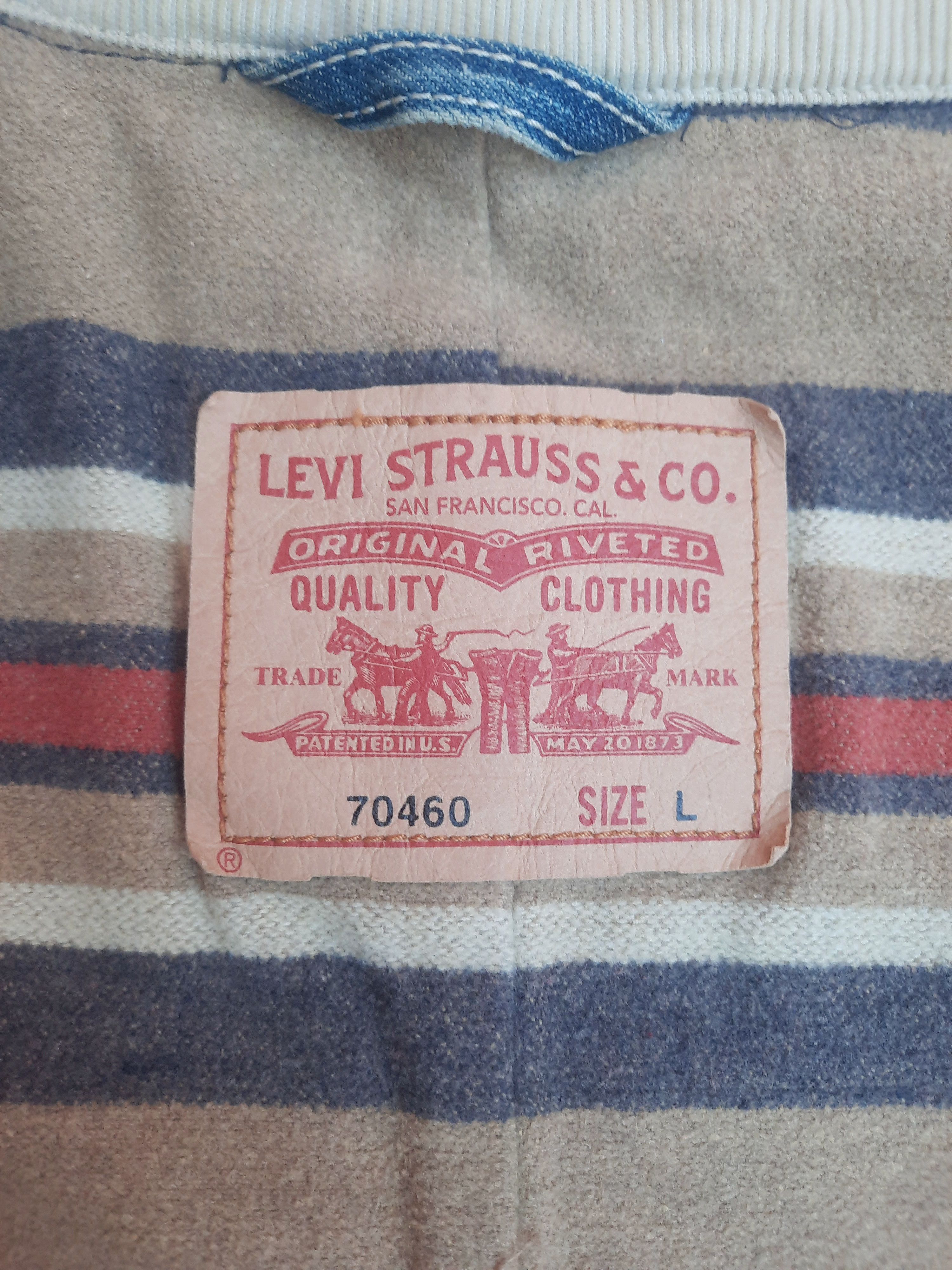 Levi's Vintage Clothing Chore Coat Denim Jacket blanket lined Corduroy Collar Size US L / EU 52-54 / 3 - 5 Thumbnail