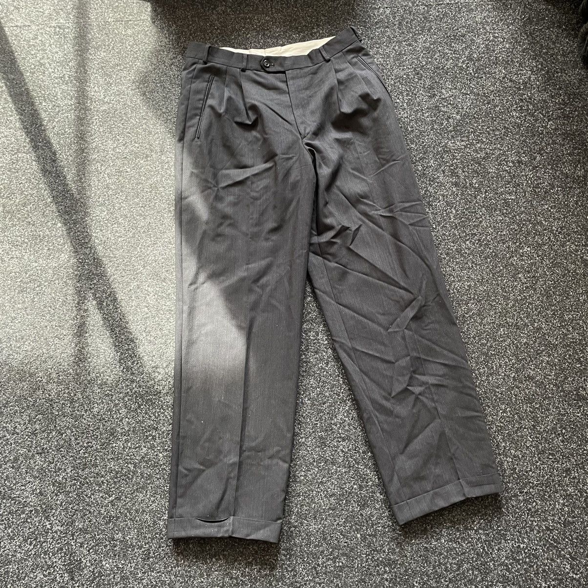 Vintage × Yves Saint Laurent YSL 90s yves saint laurent classic black joggers old trouser Size US 34 / EU 50 - 1 Thumbnail