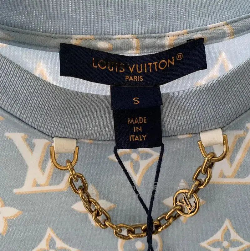 Louis Vuitton Louis Vuitton Blue Women's Dress Size S . Size S / US 4 / IT 40 - 3 Thumbnail