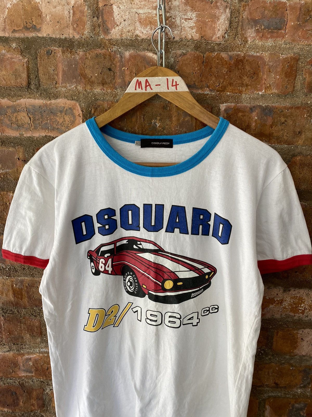 Dsquared2 SS09 Racing Mustang ring tee Size US M / EU 48-50 / 2 - 3 Thumbnail