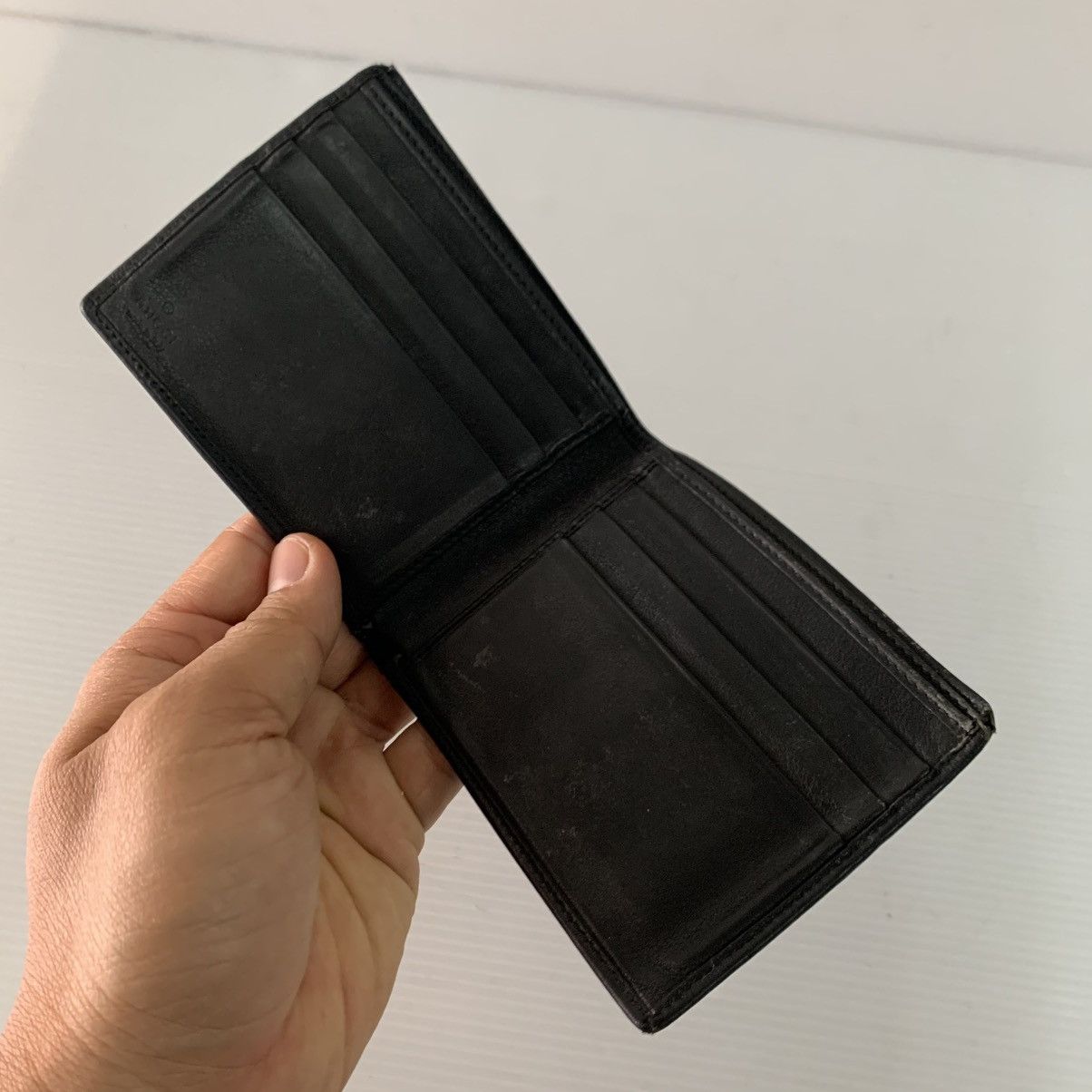 Gucci Gucci Leather Black Wallet Size ONE SIZE - 8 Thumbnail