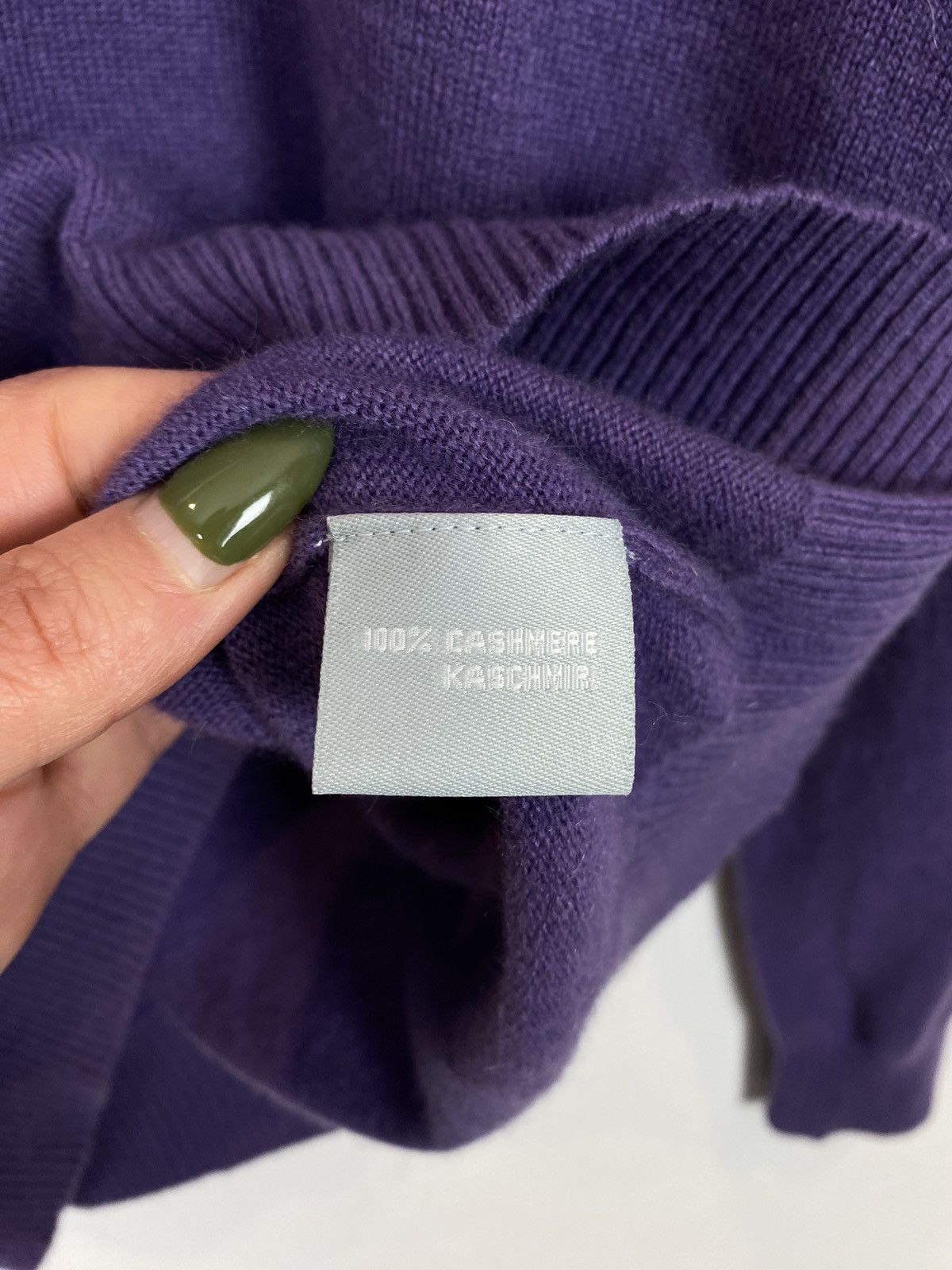 Marks & Spencer Cashmere By Lawrence Grey Mens Jumper Sweater 100% Cashmere Size US L / EU 52-54 / 3 - 4 Thumbnail