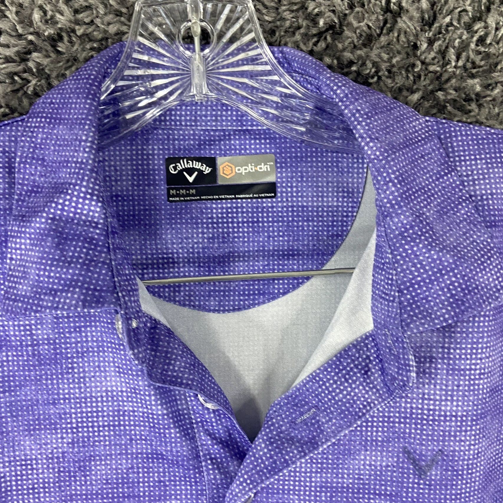 Callaway Callaway Polo Men M Opti Dri Purple Polo Shirt Mens Size US M / EU 48-50 / 2 - 5 Thumbnail