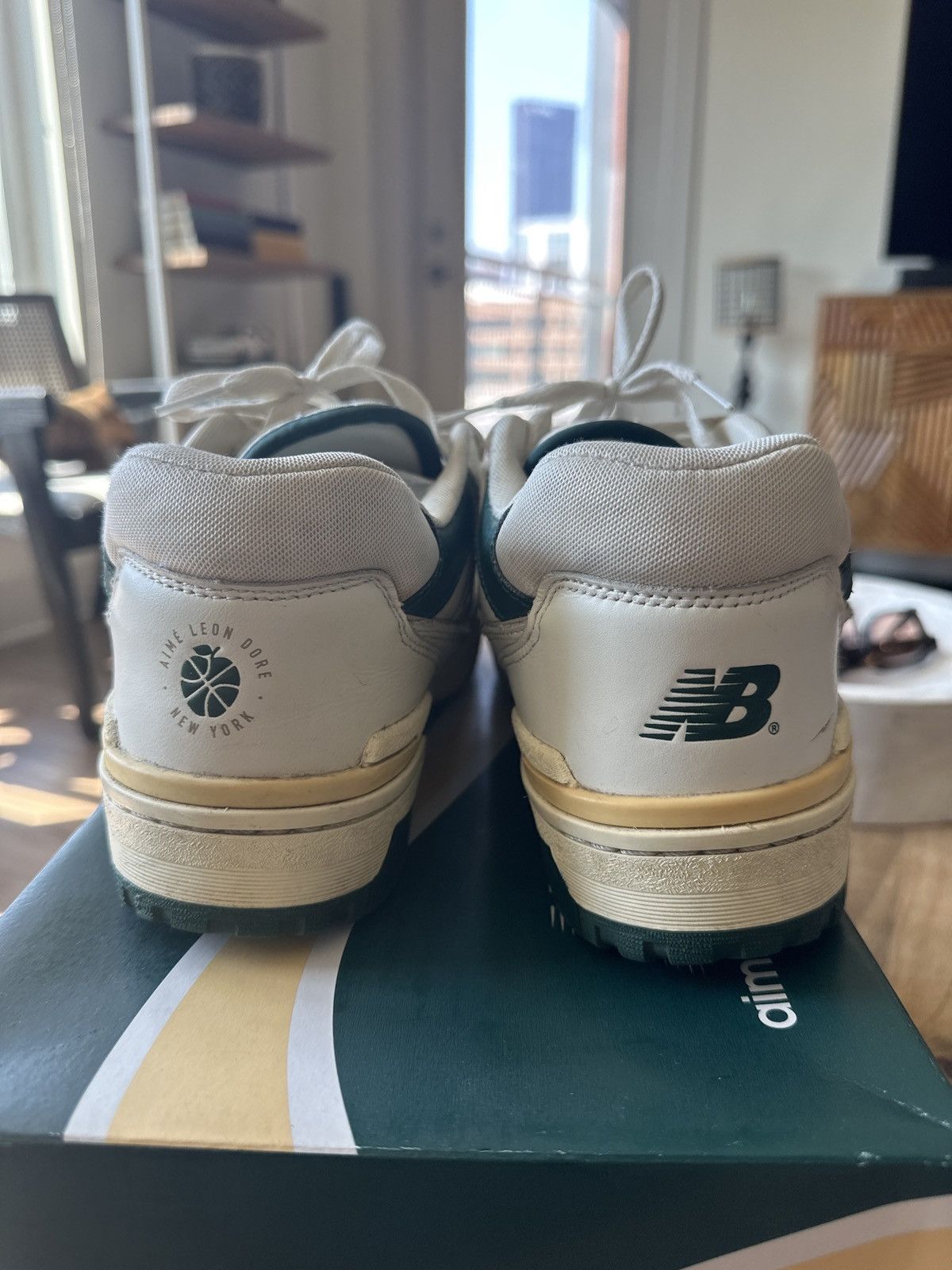 Aime Leon Dore Aime Leon Dore Green/Yellow 550 Size 9 Size US 9 / EU 42 - 4 Thumbnail