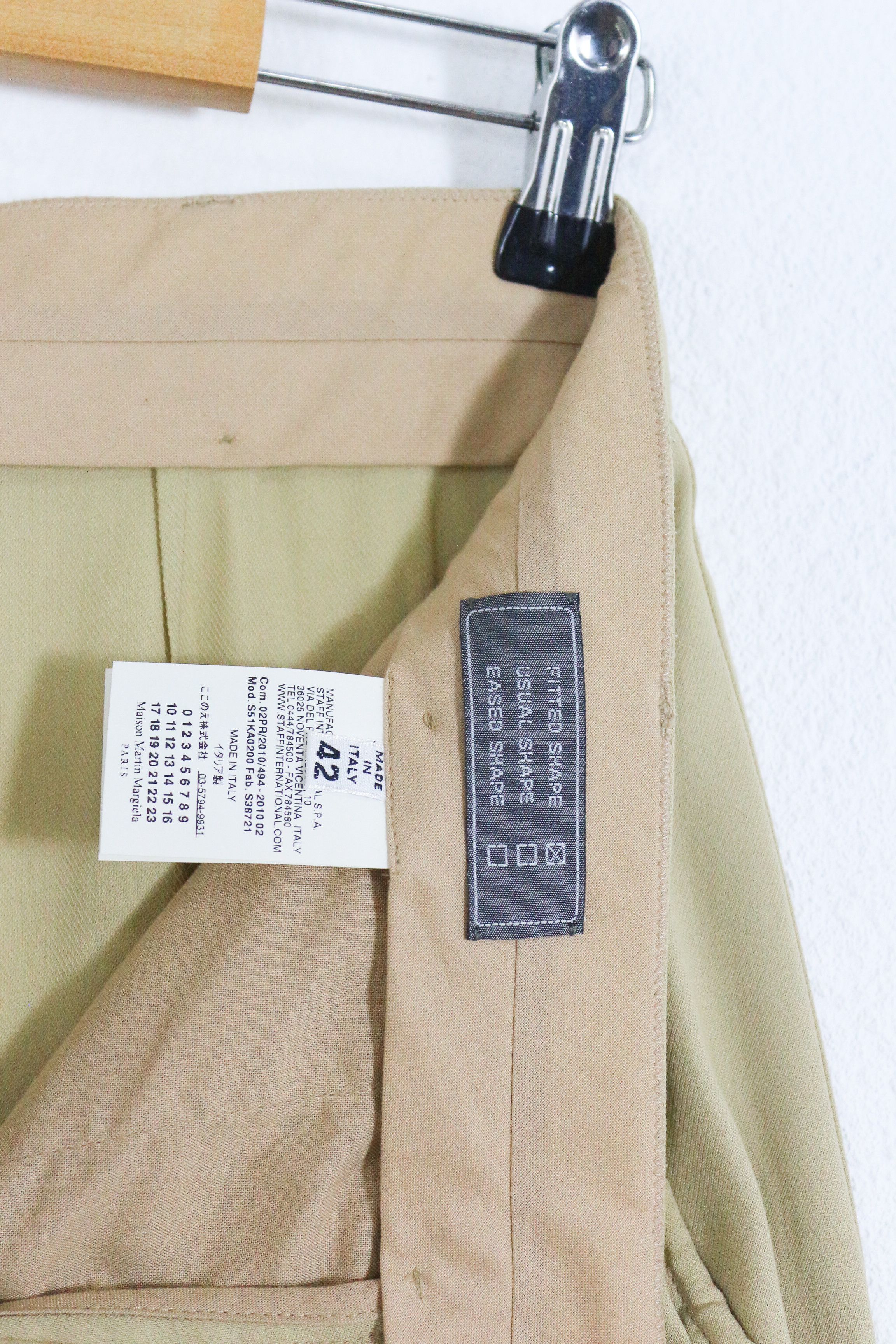 Maison Margiela Archive Maison Margiela Line (1) Fitted Shape Trousers Size 28" / US 6 / IT 42 - 5 Thumbnail