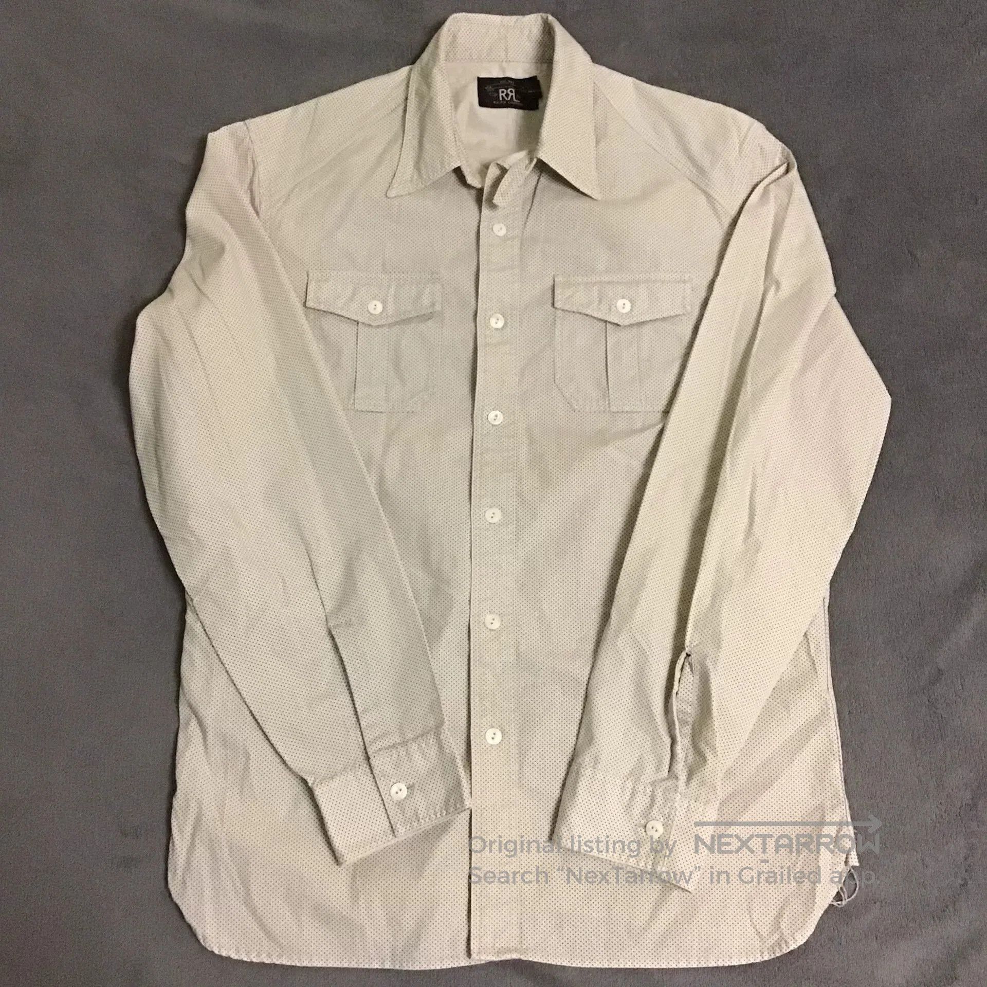 RRL Ralph Lauren RRL Polka Dot Work Shirt. Size US M / EU 48-50 / 2 - 1 Thumbnail