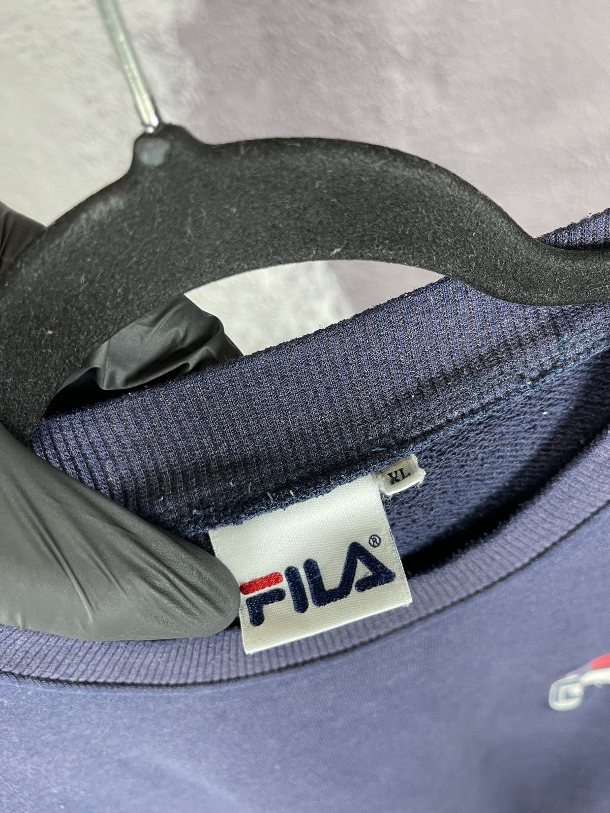 Fila Fila vintage faded small logo sweatshirt Size US XL / EU 56 / 4 - 9 Thumbnail