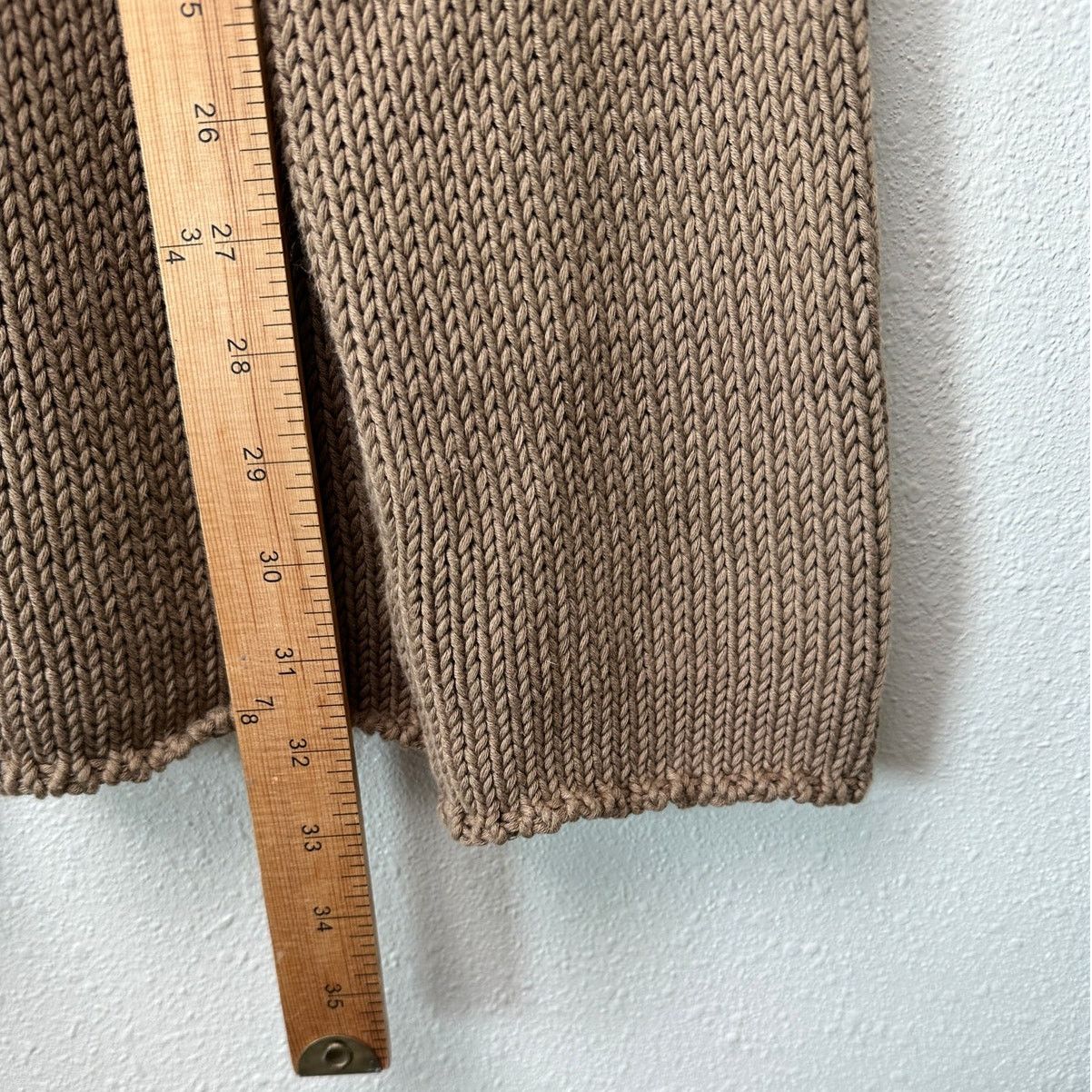 The Row The Row Anteo Knit Sweater Mens Natural Brown Crewneck Size US M / EU 48-50 / 2 - 9 Thumbnail