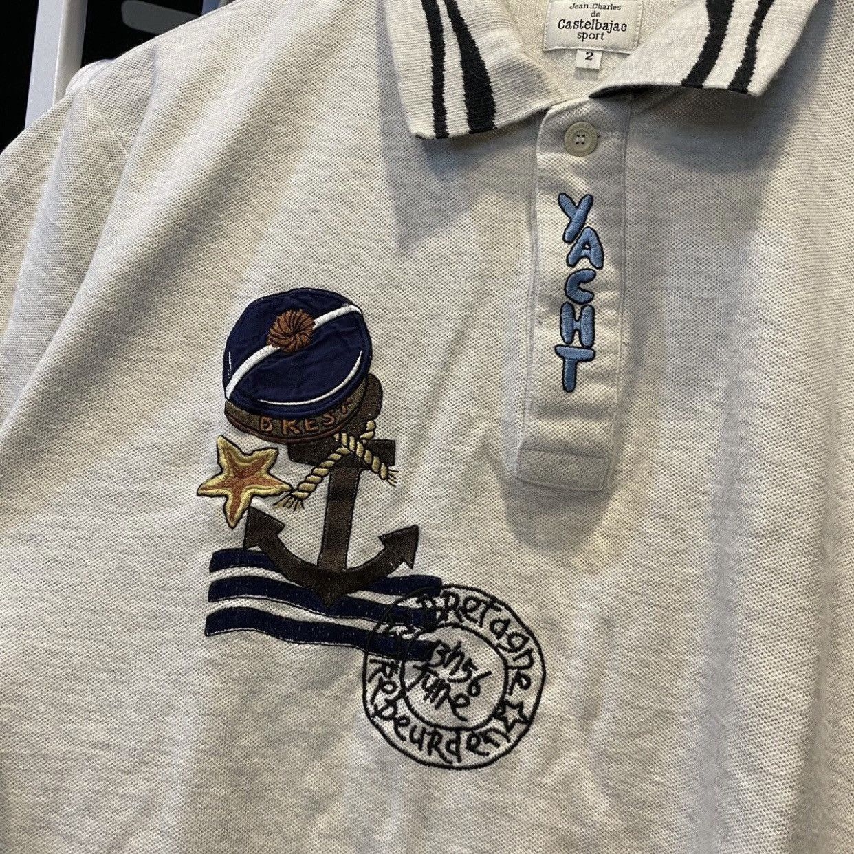 Jean Charles De Castelbajac Vintage Jean Charles de Castelbajac Sport Bretagne Yachting Size US M / EU 48-50 / 2 - 5 Thumbnail