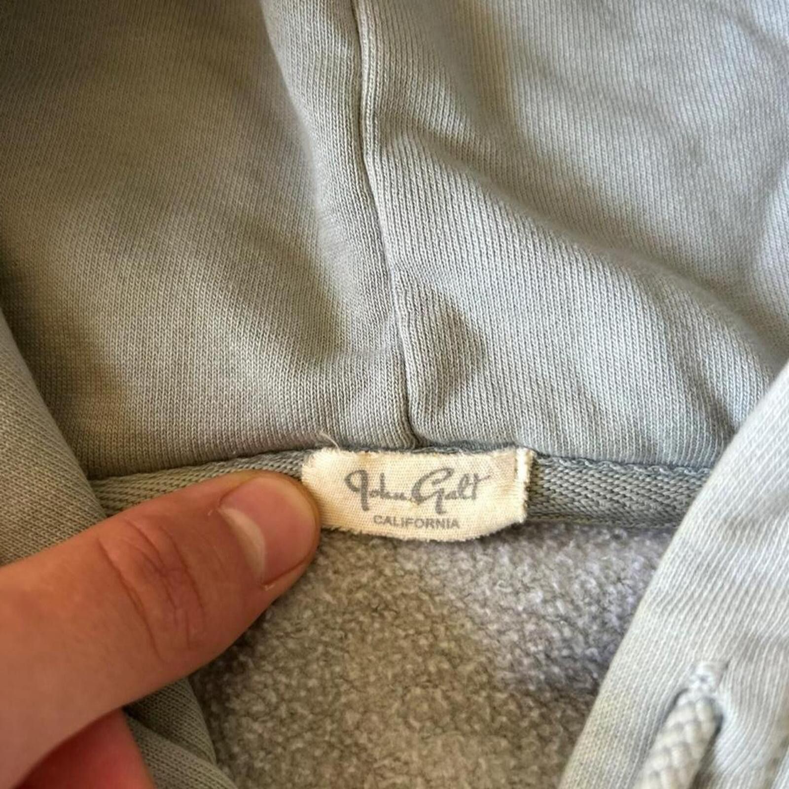 Other Vintage Light Sage Green Blank Zip Up Heavyweight Hoodie XL Size US XL / EU 56 / 4 - 4 Thumbnail