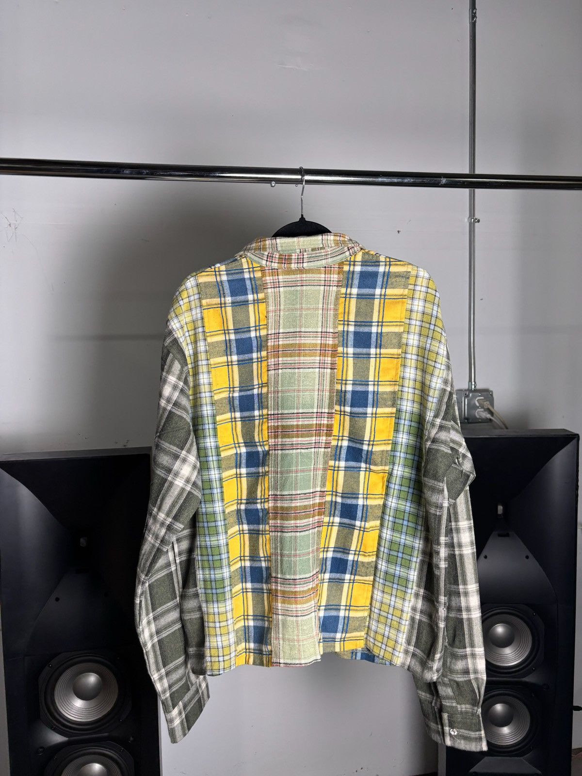Vale Vale Forever Earth Day Flannel 'Green/Patchwork' Size US XL / EU 56 / 4 - 7 Thumbnail
