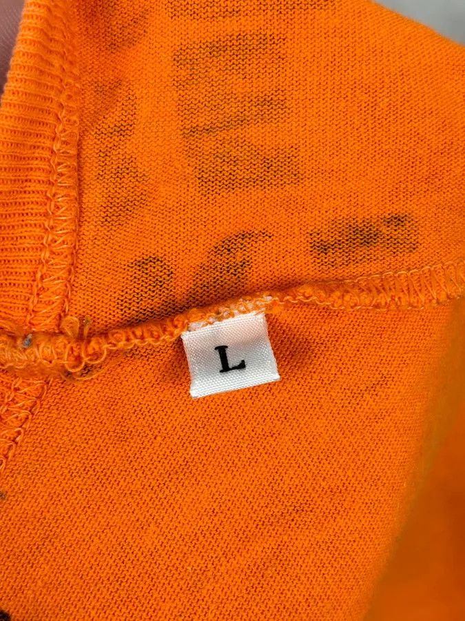 Maison Margiela SS2007 Maison Martin Margiela Poem V Neck Orange T-Shirt Size US M / EU 48-50 / 2 - 8 Thumbnail