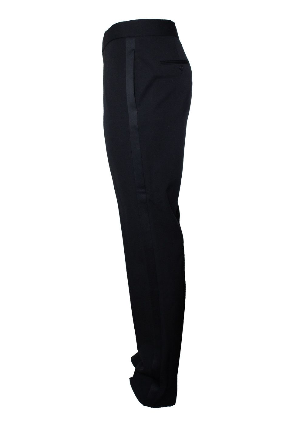 Saint Laurent Paris Saint Laurent, black tuxedo pantalon 2017 Size 52L - 2 Thumbnail