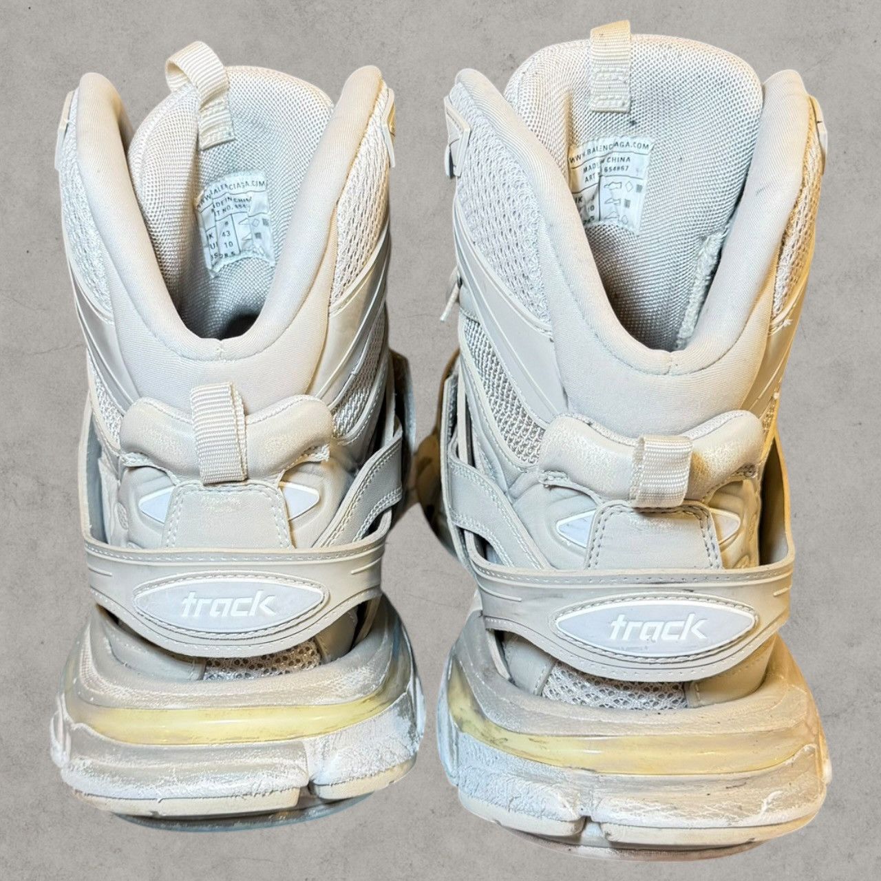 Balenciaga Balenciaga Track Hike Distressed Beige Boots Sz 43 Size US 10 / EU 43 - 5 Thumbnail