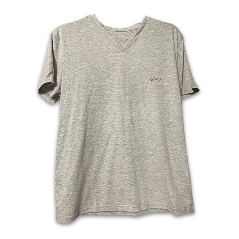 Greg Norman Greg Norman Golf T-Shirt V-Neck Athletic Fit Gray Men's M Size US M / EU 48-50 / 2 - 1 Thumbnail