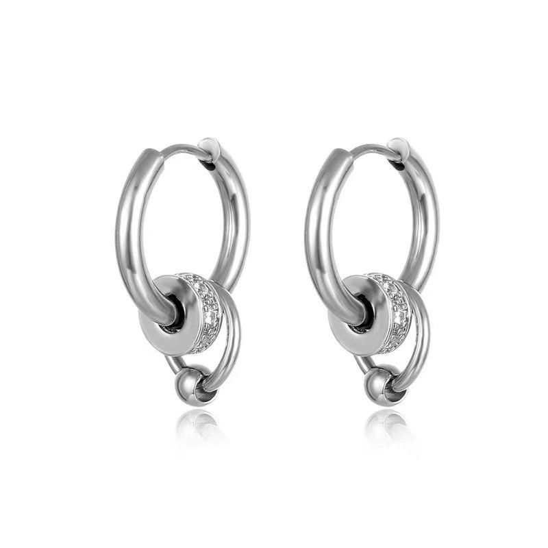 Jewelry × Sterling Silver Vibe Earrings One Pairs Chrome Jewelry Size ONE SIZE - 6 Thumbnail