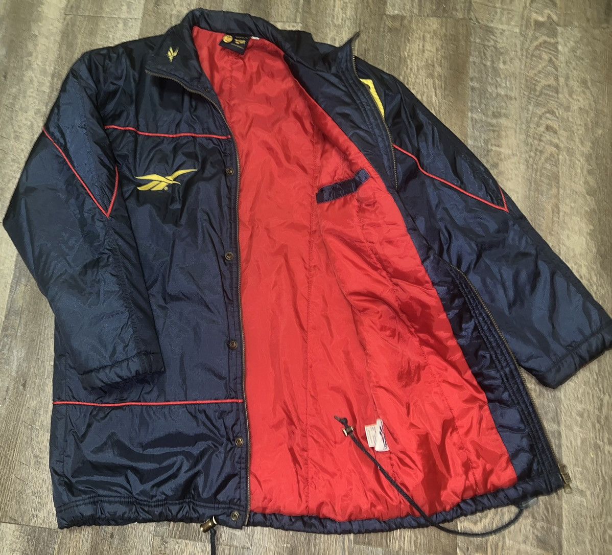 Reebok Vintage Carlsberg Reebok Parka Jacket size Large Size US L / EU 52-54 / 3 - 4 Thumbnail