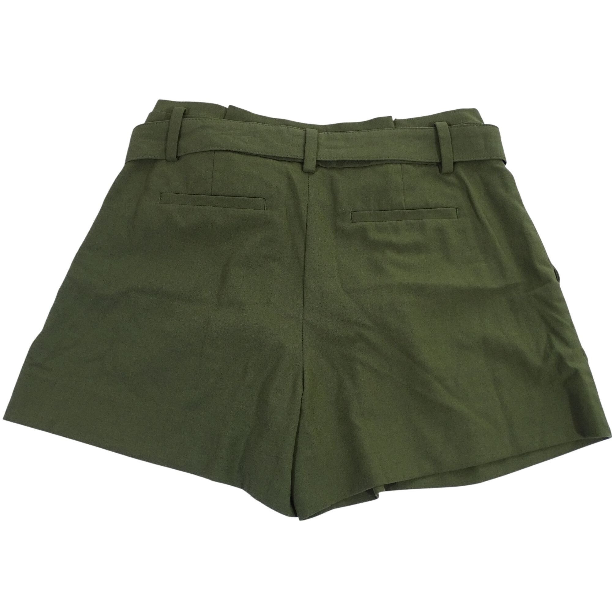 Banana Republic Banana Republic Green High Waisted Belted Pleated Size 4 Size 27" / US 4 / IT 40 - 4 Thumbnail