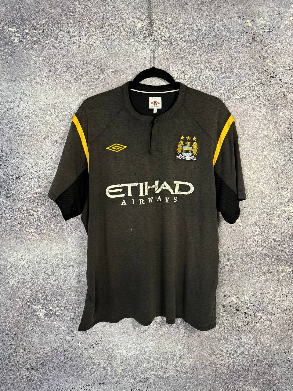 Umbro × Vintage Vintage Manchester City 2009/10 Umbro Soccer Jersey Size US XXL / EU 58 / 5 - 1 Thumbnail